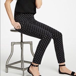 Ann Taylor Ankle Pant In Polka Dot
